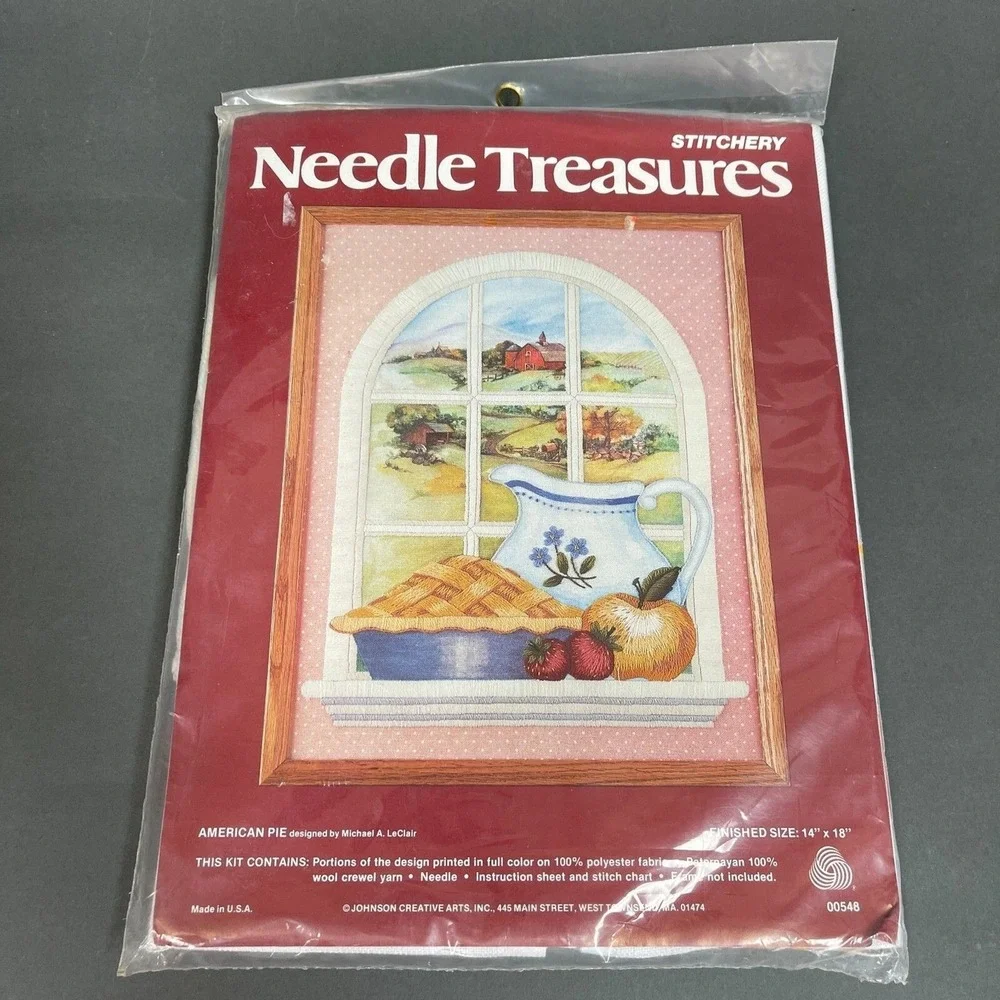 Needle Treasures Stitchery American Pie 00548 Michael A LeClair 14 x 18